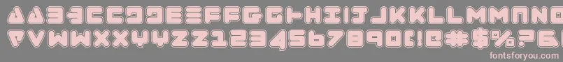 ZealotCollege Font – Pink Fonts on Gray Background