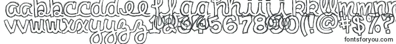 clementine sketch-fontti – Käsinkirjoitetut fontit