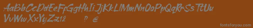 More about Cleopharta demo Font Cleopharta demo Font – Gray Fonts on Brown Background