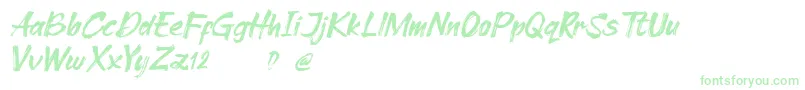 Cleopharta demo Font – Green Fonts on White Background