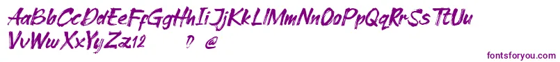 Cleopharta demo Font – Purple Fonts on White Background