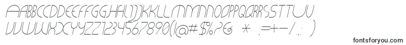 Шрифт CLiCHE 21 Italic – интересные шрифты