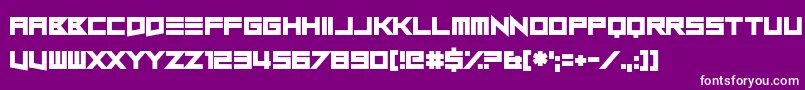 フォントClose and Open – 紫の背景に白い文字