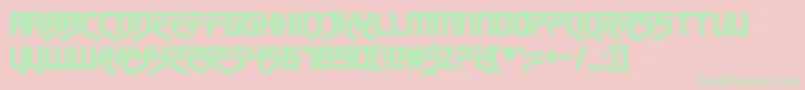 Closet Dwellers Font – Green Fonts on Pink Background