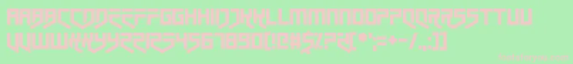 Closet Dwellers Font – Pink Fonts on Green Background