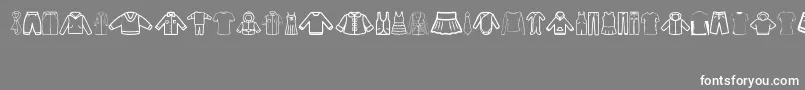 More about Clothes Font Clothes Font – White Fonts on Gray Background