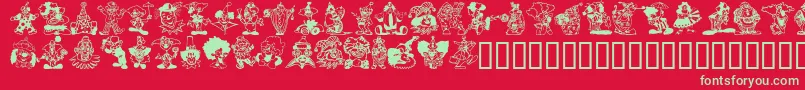 More about CLOWNERS Font CLOWNERS Font – Green Fonts on Red Background