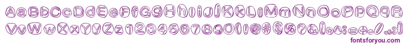 ClownShoes Font – Purple Fonts on White Background