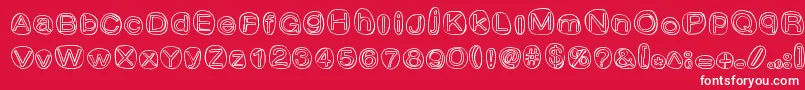 ClownShoes Font – White Fonts on Red Background