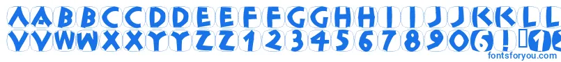 ClassicapsShields Font – Blue Fonts