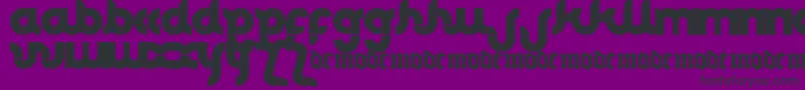 フォントCLUB     – 紫の背景に黒い文字