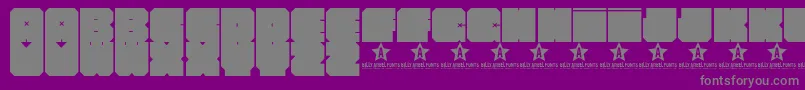 CLUBHtrl    Font – Gray Fonts on Purple Background
