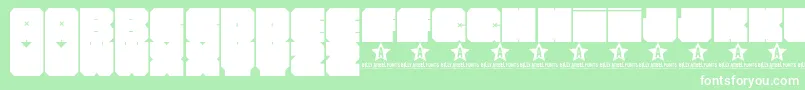 CLUBHtrl    Font – White Fonts on Green Background