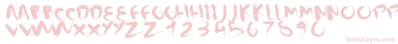CMSquish Font – Pink Fonts on White Background