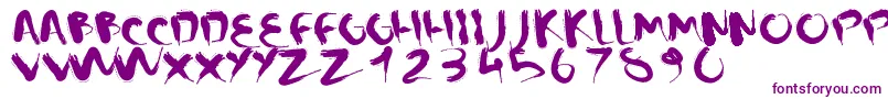 CMSquish-fontti – violetit fontit