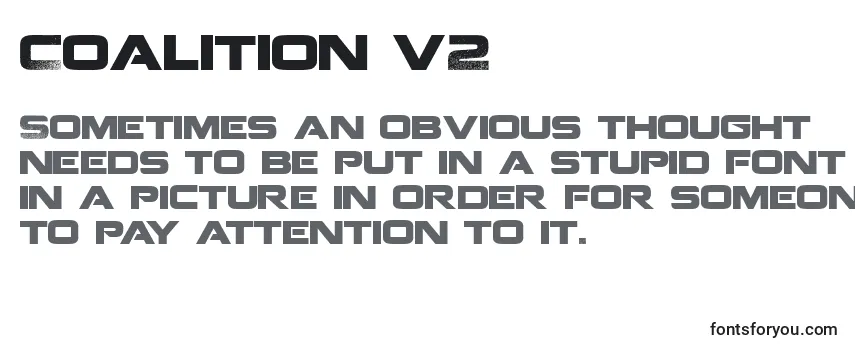 Review of the Coalition v2  Font