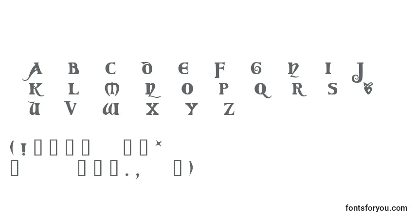 Шрифт COD      (123650) – алфавит, цифры, специальные символы