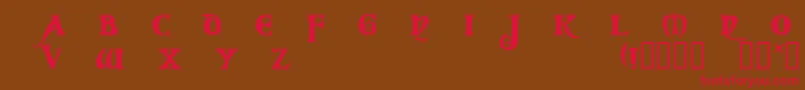 COD      Font – Red Fonts on Brown Background