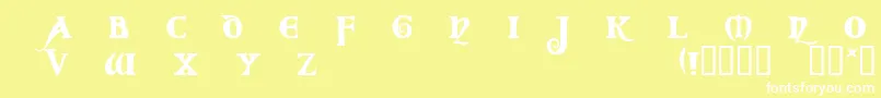 フォントCOD      – 黄色い背景に白い文字