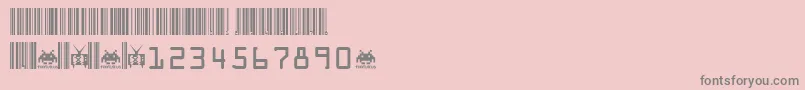 code xero fontvir us Font – Gray Fonts on Pink Background