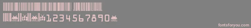 code xero fontvir us Font – Pink Fonts on Gray Background