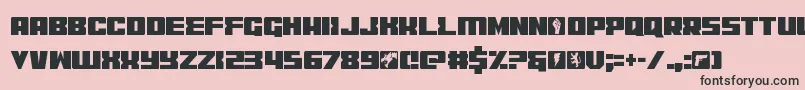 codercond Font – Black Fonts on Pink Background