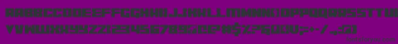 codercond Font – Black Fonts on Purple Background