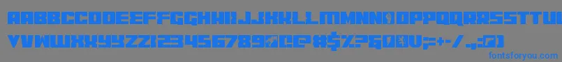 codercond Font – Blue Fonts on Gray Background