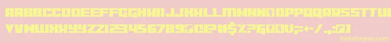 codercond Font – Yellow Fonts on Pink Background