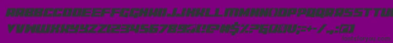 coderconditalic Font – Black Fonts on Purple Background