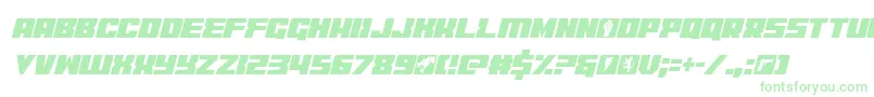 coderconditalic Font – Green Fonts on White Background