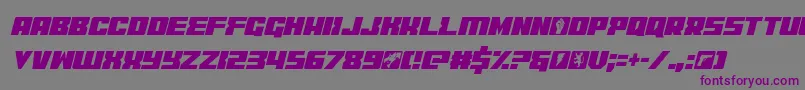 coderconditalic Font – Purple Fonts on Gray Background