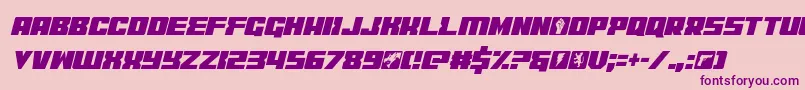 coderconditalic Font – Purple Fonts on Pink Background
