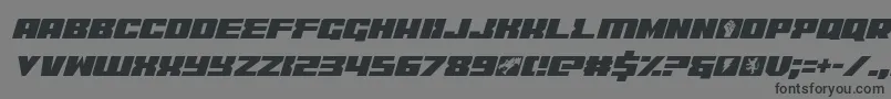Шрифт coderitalic – чёрные шрифты на сером фоне
