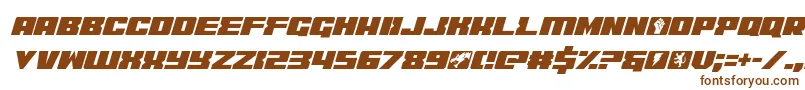 Шрифт coderitalic – коричневые шрифты