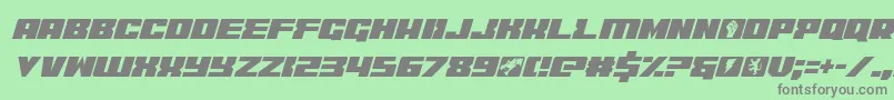Czcionka coderitalic – szare czcionki na zielonym tle