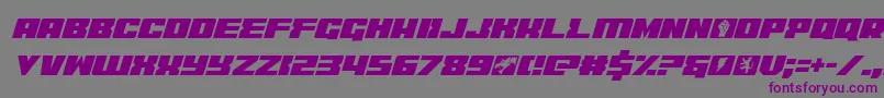 coderitalic Font – Purple Fonts on Gray Background