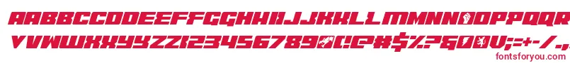 Шрифт coderitalic – красные шрифты на белом фоне