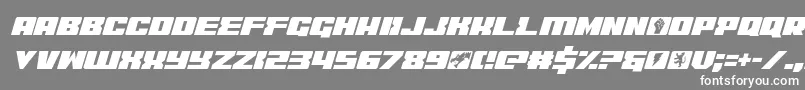 coderitalic Font – White Fonts on Gray Background
