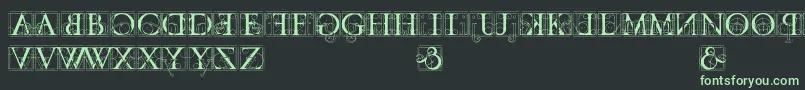 codex Font – Green Fonts on Black Background