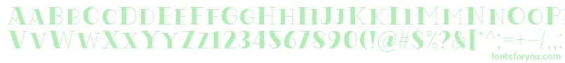 Codian October Eight Regular Font by Situjuh7NTypes Font – Green Fonts on White Background