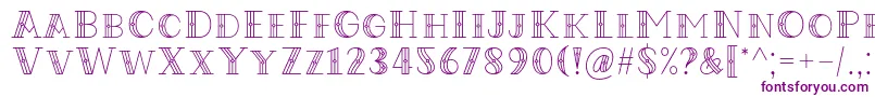 Codian October Nine Font by Situjuh 7NTypes-fontti – violetit fontit