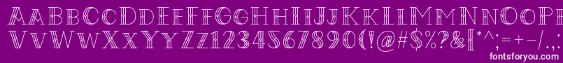 fuente Codian October Nine Font by Situjuh 7NTypes – Fuentes Blancas Sobre Fondo Morado