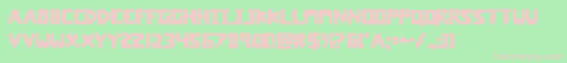 coffinstone Font – Pink Fonts on Green Background
