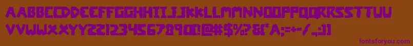 coffinstone Font – Purple Fonts on Brown Background