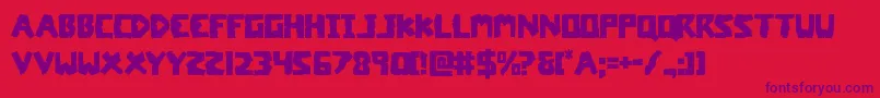 coffinstone Font – Purple Fonts on Red Background