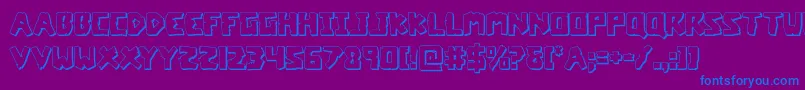 More about coffinstone3d Font coffinstone3d Font – Blue Fonts on Purple Background