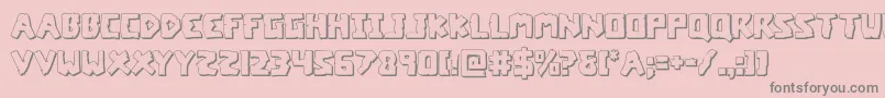 More about coffinstone3d Font coffinstone3d Font – Gray Fonts on Pink Background