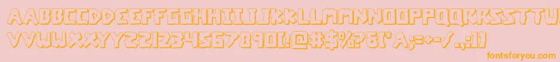 More about coffinstone3d Font coffinstone3d Font – Orange Fonts on Pink Background