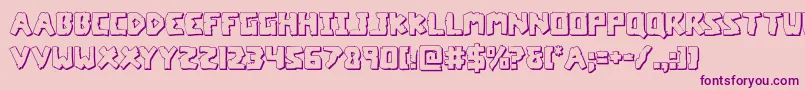 More about coffinstone3d Font coffinstone3d Font – Purple Fonts on Pink Background
